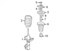 LAGER - FEDERBEIN RNR100080 LAND ROVER