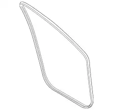 Уплотнитель двери MAZDA TK4868911D