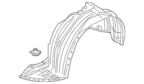 Подкрылок MAZDA TK4856140B