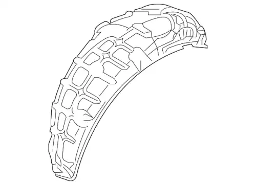 Подкрылок MAZDA TK48561H1A