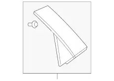 GARNISH(L),REAR DOOR TK4950M60B MAZDA