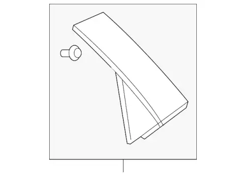 GARNISH(L),REAR DOOR TK4950M60B MAZDA