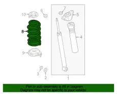 SPRING COIL REAR TK5028011C MAZDA