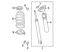 SPRING COIL REAR TK5028011C MAZDA