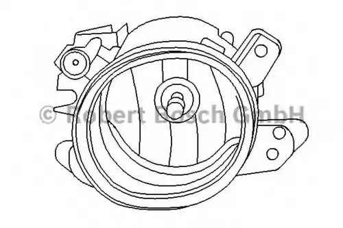 Фара противотуманная BOSCH 0 305 076 001