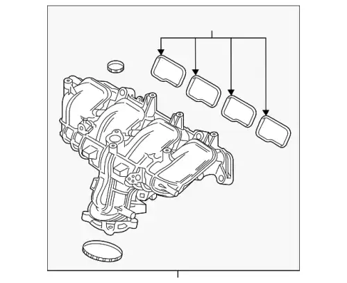 PY8V13100 ВПУСКНОЙ КОЛЛЕКТОР MAZDA