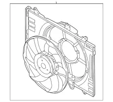 PY8W15025 FAN ELECTRIC-USA MAZDA