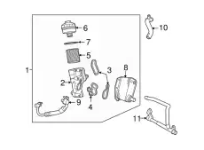 OELKUEHLER LR041422 LAND ROVER