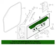 PARKLEUCHTE OHNE GLUEHLAMPE LR024900 LAND ROVER