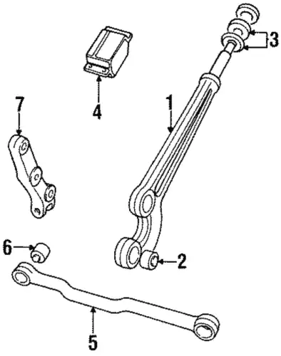 QUERLENKER VORN NTC2694 LAND ROVER