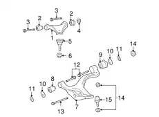 QUERLENKER VORN LR075996 LAND ROVER