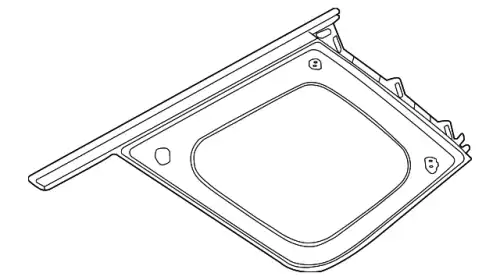 SCHEIBE - SEITENFENSTER LR078382 LAND ROVER