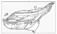SCHEINWERFER UND BLINKLEUCHTE LR094630 LAND ROVER