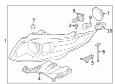 SCHEINWERFER UND BLINKLEUCHTE LR039711 LAND ROVER