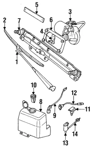 SCHEINWERFERWASCHANLAGE STC1454 LAND ROVER