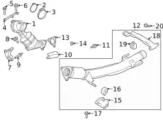 SCHELLE - AUSLASS LR106799 LAND ROVER