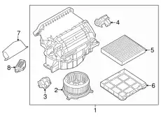 WIDERSTAND - GEBL SEMOTOR - HEIZUNG LR082162 LAND ROVER