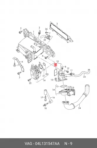 04L131547AA VAG, УПЛОТНИТЕЛЬ ГЕРМАНИЯ