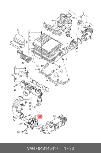 04B145417 DICHTRING VAG