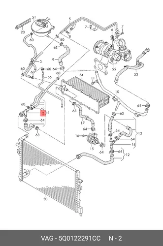 ADAPTER 5Q0122291CC VAG