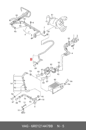 SCHLAUCH 6R0121447BB VAG