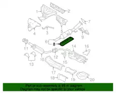 пластина теплозащитная 1J0253243M VAG