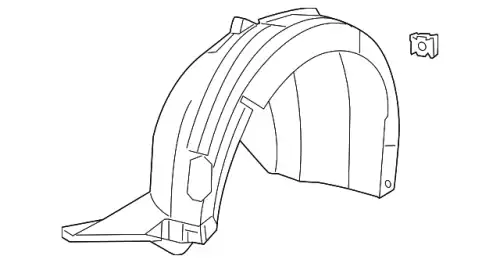 Подкрылок VAG 5C6805911L