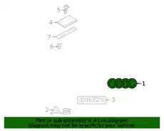 эмблема! хром\ Audi A4 16> 8W98537422ZZ VAG