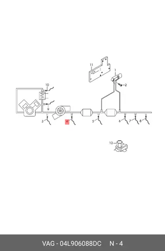 SENSOR 04L906088DC VAG