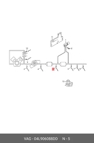 SENSOR 04L906088DD VAG