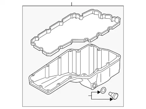 Поддон картера двигателя VAG 06L103598R