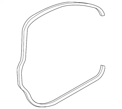 Уплотнитель двери VAG 3D4837702BB41