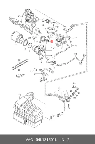 VENTIL 04L131501L VAG