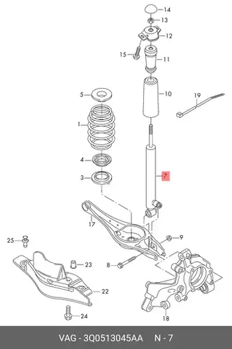 STOSSDAEMP 3Q0513045AA VAG