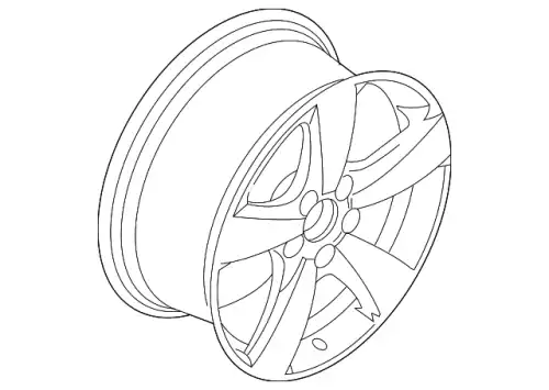 ALUFELGE 5N0601025AS8Z8 VAG