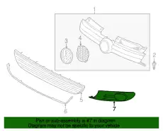 Pешетка радиатора, чёрный satinschwarz 1K9853665A9B9 VAG