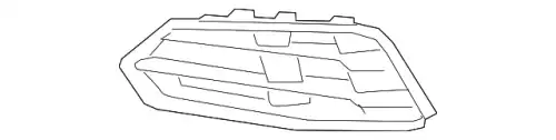 8W6807681FFUQ РЕШЕТКА, ВОЗДУХОНАПР VAG