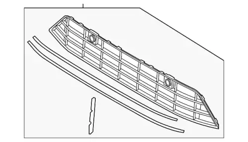 Решетка бампера VAG 561853671FFOD