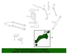 Pычаг подвески 1J0505224M VAG