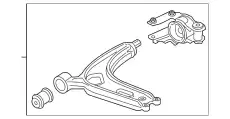 Рычаг подвески VAG 3QF407151E