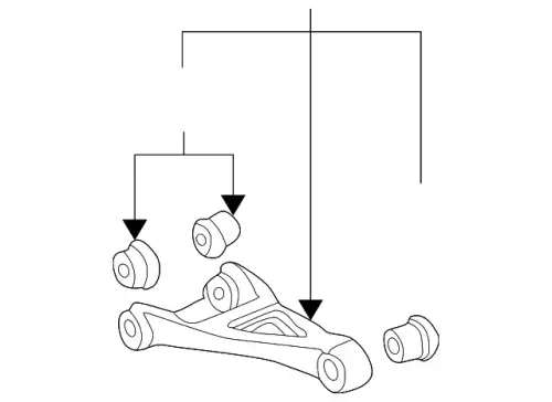 Рычаг подвески VAG 8D0505323B