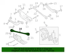 Рычаг подвески VAG 4M0505291F