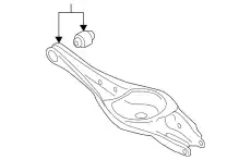 Рычаг подвески VAG 3QF505311B
