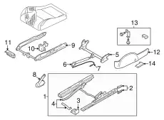 8N0881253A01C Рычаг привода для регулировки VAG