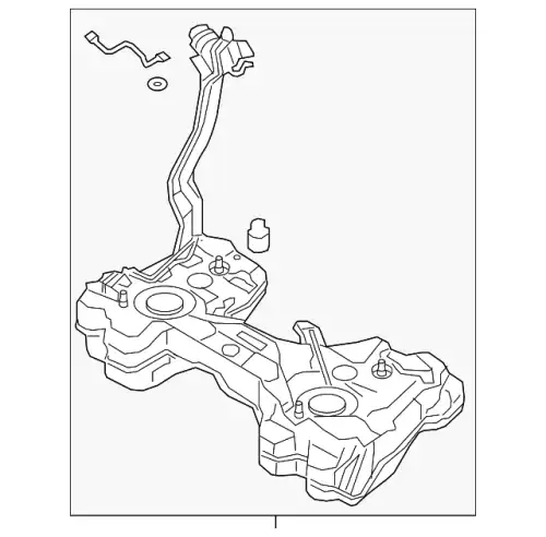 Бак, топливный 8S0201060F VAG