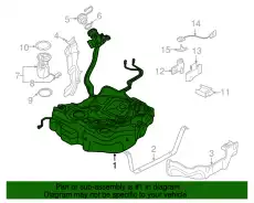 Бак, топливный 5Q0201060CK VAG