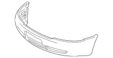 Бампер, грунтованная 8D0807103JGRU VAG