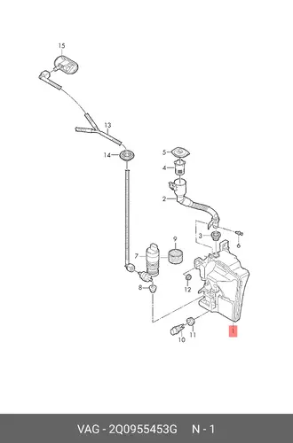 2Q0955453G BEHAELTER VAG