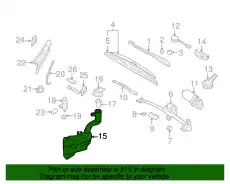 Бачок стеклоомывателя 1C0955453M VAG