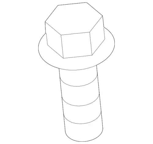  БОЛТ N10570801 VAG